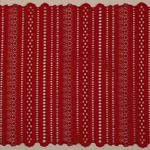 Кружево бельевое эластичное 180 мм / 25 м, 246, цв.100 красный, Kruzhevo