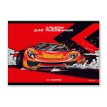 Альбом для рисования 100 г/м², A4 29х20.5 см, 12 л. на скобе, 10 шт, 000688 Гонки, Светоч 12АЛСК4_1_3_9