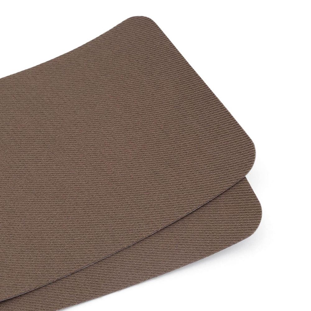 Термозаплатка, ткань, 70x95мм (коричневый (brown)), AZ03, 2 шт