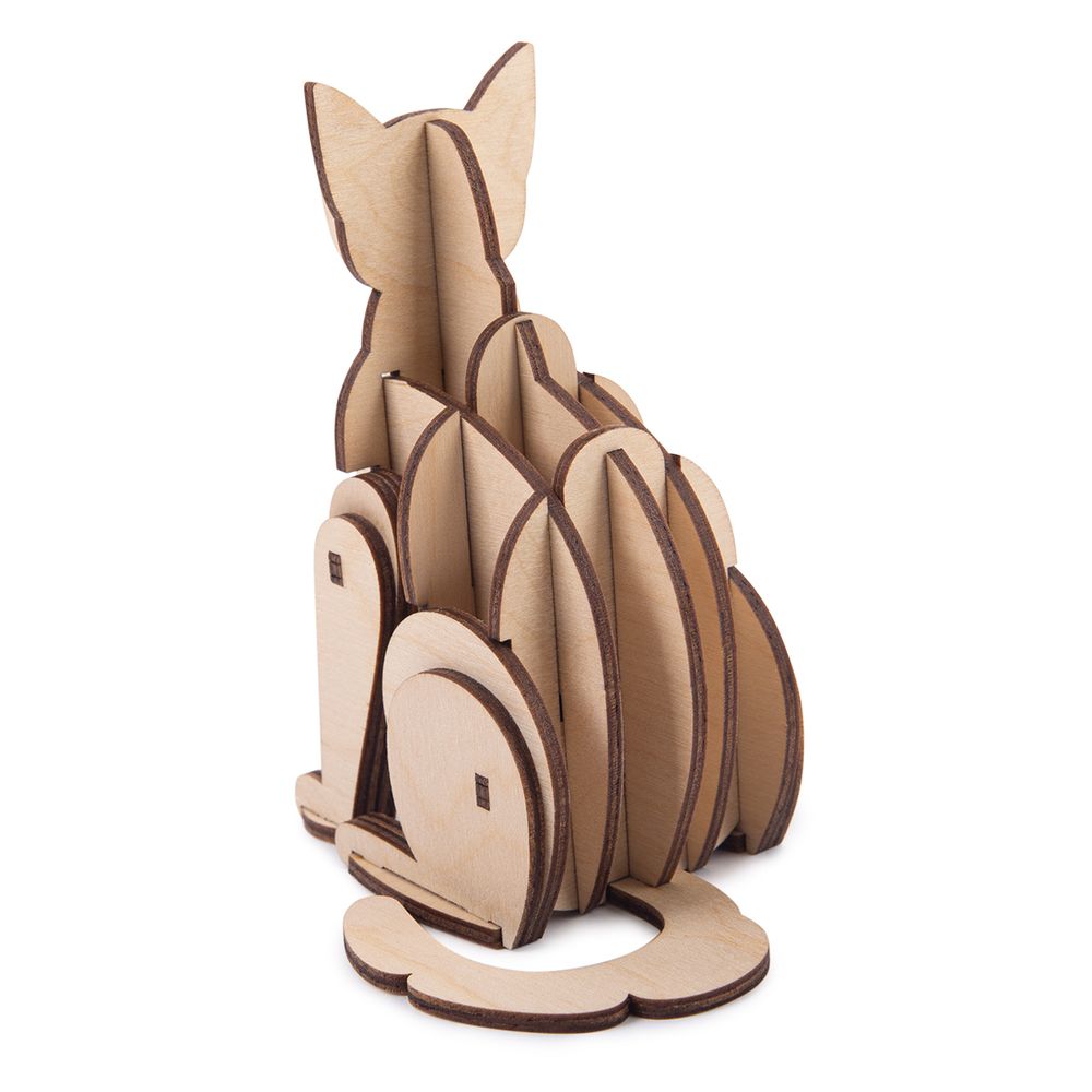 Пазл 3D, серия Живая природа 29 элемент, Кошка, Rezark NIZ-17