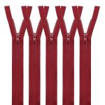 Молния трактор Arta Т6 (6 мм) 1 зам., разъем., 65 см, цв. 008 красный, уп.5 шт