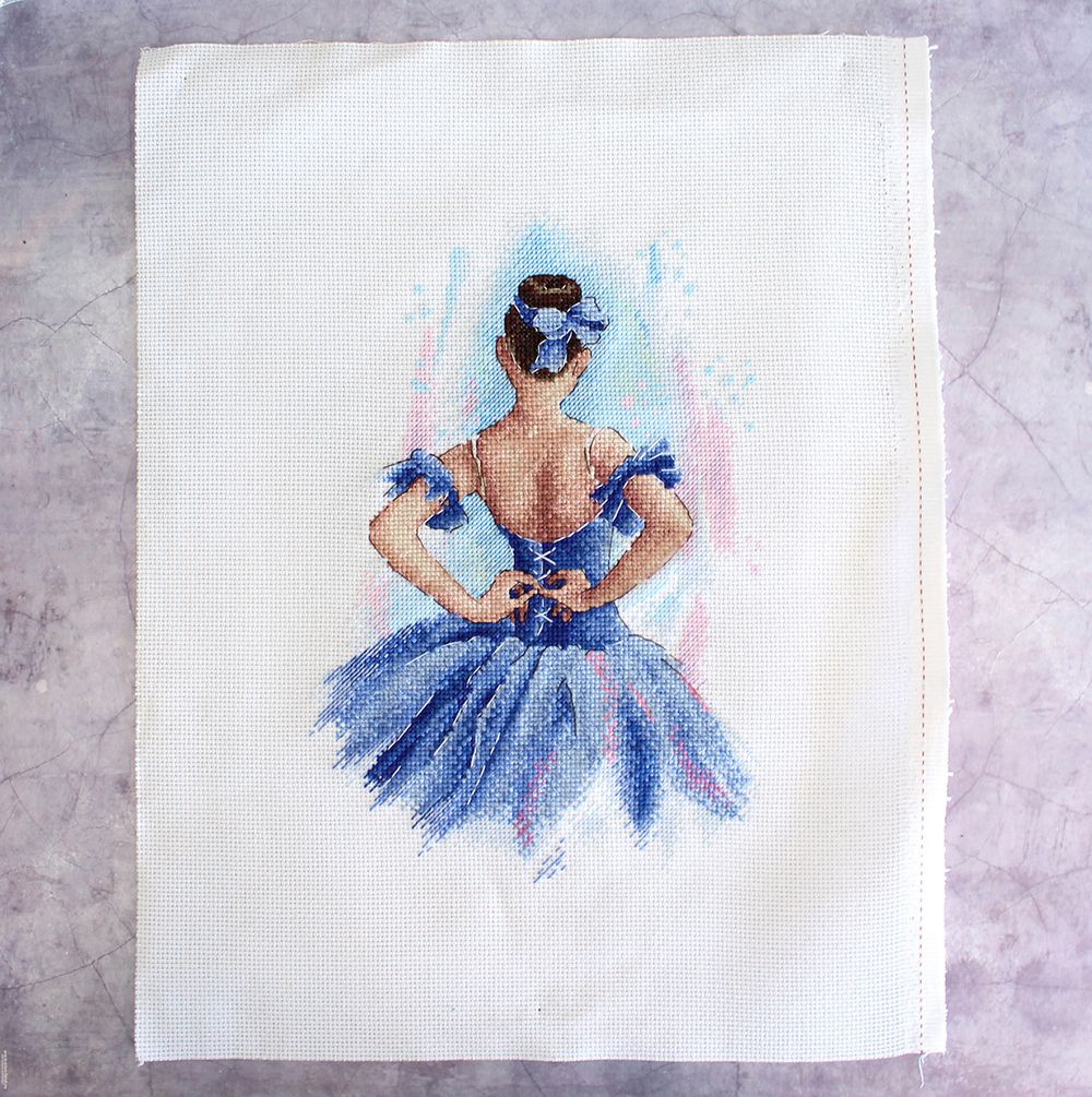 Набор для вышивания нитками МП Студия, За кулисами, 26х18 см