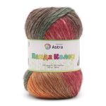 Пряжа Astra Premium (Астра Премиум) Панда Колор / уп.3 мот. по 100 г, 240 м, 06 секционный