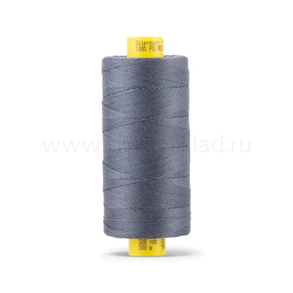 Нить отделочная Gutermann Mara 30/2, 300 м, 702404, 093 аспидно-серый, 1 катушка