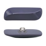 Пуговица 70L (44мм) на ножке, пластик (серый), Б23(3.01-582-44), 20 шт