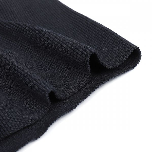 Кашкорсе с лайкрой пенье 400 г/м², 60+60 см / 15 метров, КАШ.400.Т.СИН.МЕЛ.15, т.синий меланж