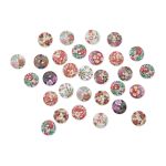 Украшения декоративные пуговицы деревянные Цветочки-лепесточки №4, 15 мм, 100 шт