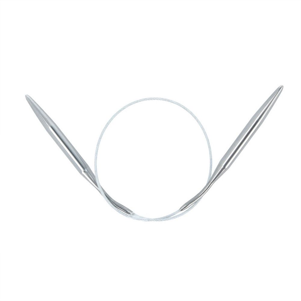 Спицы круговые металл ⌀7,0 мм, 40 см, с металлической леской, Gamma MKS