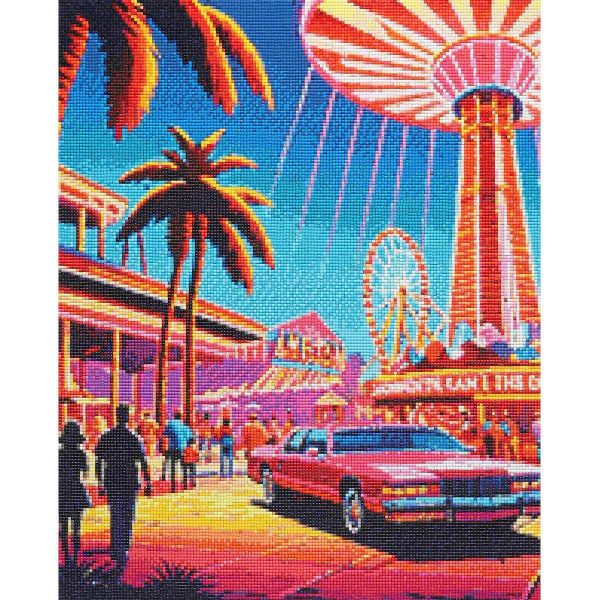 Алмазная (кристальная) мозаика Cristyle, Парк аттракционов, 40х50см