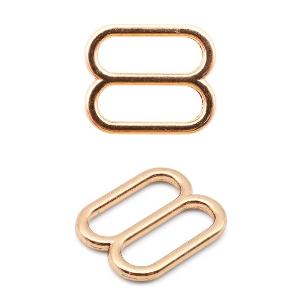 Рамки-регуляторы для бюстгальтера металл 10.0 мм, золото 02, ГМХ3435, 100 шт