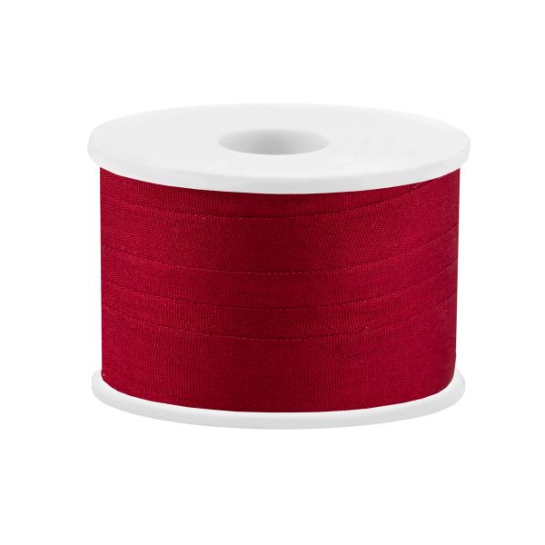 Лента (тесьма) шелковая 13.0 мм / 45.5±0.5 метров, №105 бордовый, Gamma SR-13