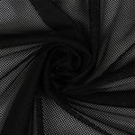Сетка подкладочная трикотажная 65 г/м², 170 см / 5 метров, TBY.0354.03.5, цв.03 черный
