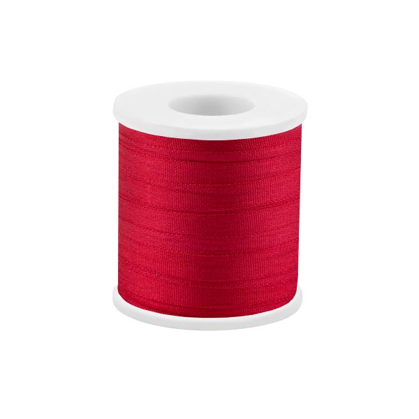 Лента (тесьма) шелковая 4.0 мм / 45.5±0.5 метров, №105 бордовый, Gamma SR-4