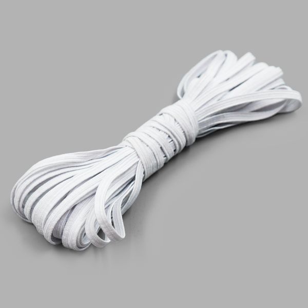 Резинка бельевая (стандартная) 4.0 мм / 10 метров, р.9074, белый, С3560Г17