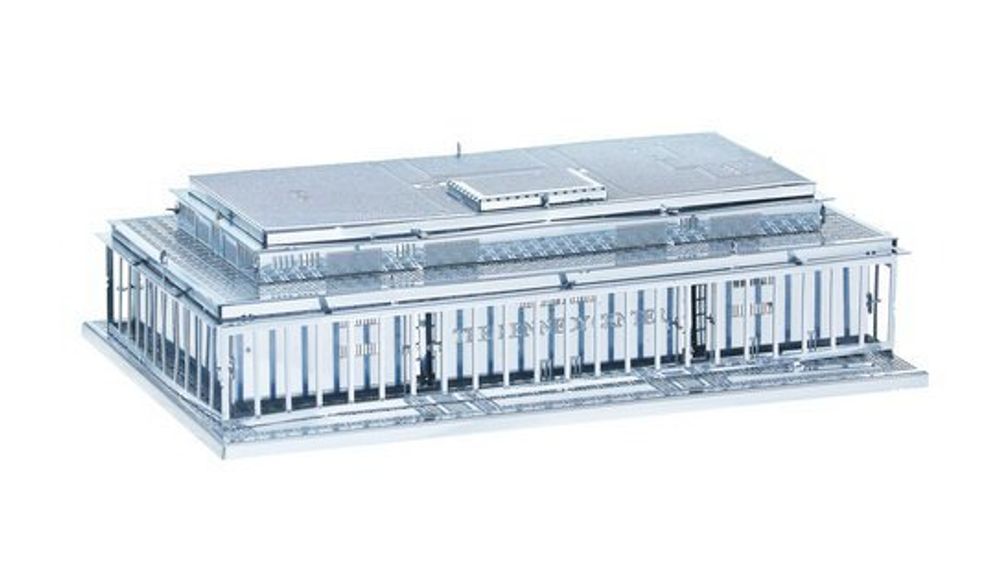 Объемная металлическая 3D модель K0041/B21122 Kennedy Center 7,7х4,9х2,2 см