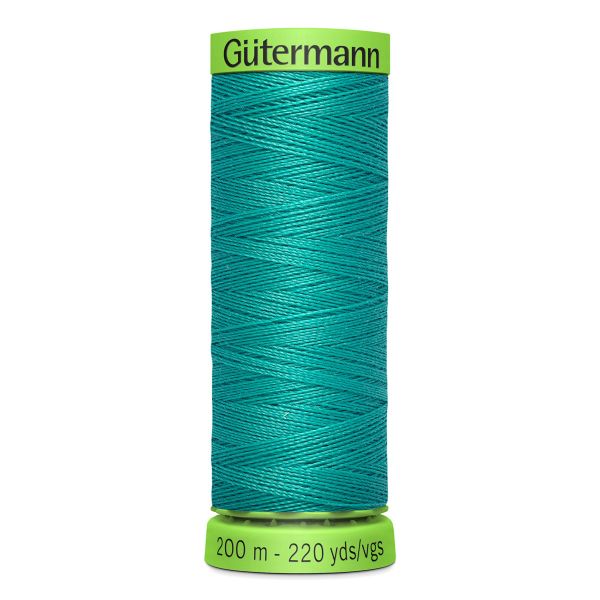 Нитки для тонких тканей Gutermann Extra Fine 150, 200м, 235 изумрудный, 5 катушек