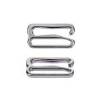 Крючки для купальника металл 15.0 мм, никель, 1000 шт