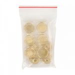 Пуговицы металлические на ножке 32L-20 мм, С-MP37 цв.золото, 10 шт