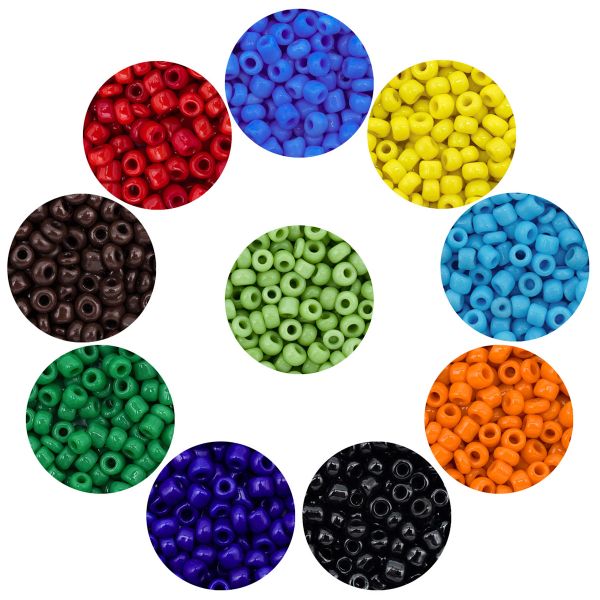 Набор бисера 11/0 ассорти №4 в тубе, 10 цветов, Astra&Craft