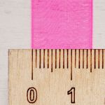 Лента капроновая (органза) 15.0 мм / 22.86±1 метров, 14 розовая фуксия