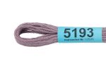 Мулине Gamma 100% хлопок, цв.5193 бежево-сиреневый, 24 мотка по 8 метров