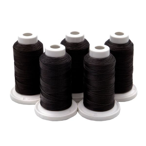 Нитки филаментные 1000D/3, 91.44 м, Астра, 9020 черный