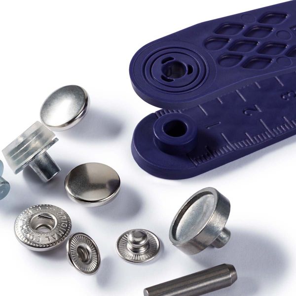 Кнопка Альфа (S-образная) ⌀12.0 мм, 10 шт, латунь, серебристый, Prym