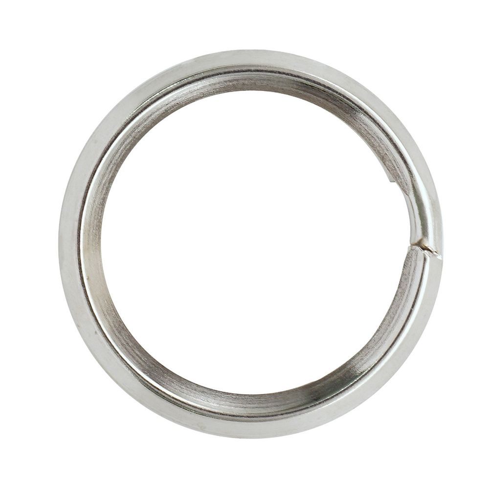 Кольцо для ключей 815-001, ⌀22х4 мм, никель, 100 шт