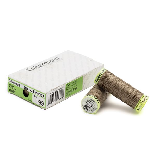 Нитки отделочные Gutermann Top Stitch, 30м, 199 мускатный орех, 5 катушек