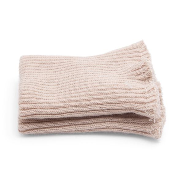 Манжеты трикотажные 7.0х9.5 см, 1 пара, средней плотности 14 кл, 2х2, В-22 слоновая кость, светло-бежевый