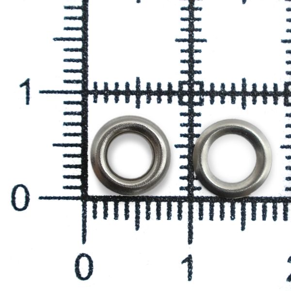 Люверсы металл ⌀_3.0 мм (внутр.), никель, 100 шт, S090802, BIG