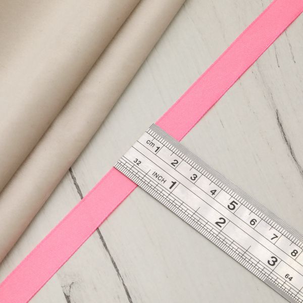 Лента атласная 1-сторонняя 12.0 мм / 22.86±1 метров, 012 яр. розовый, Globus