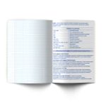 Тетрадь со справ.материал. Яркость по расписанию с запечат. пластик.обл. 320мкм, A5 48 л. на скобе 65 г/м², белизна 100% 10 шт, клетка, 01867 Яркость по расписанию Информатика, Светоч Т288