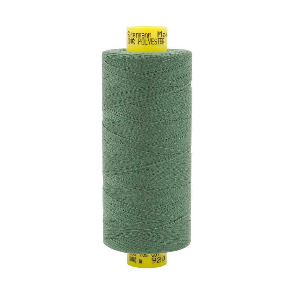 Нитка особо тонкая Gutermann Mara №150 (150/2), 1000 м, 713953, цв. 920 спаржа, 1 катушка