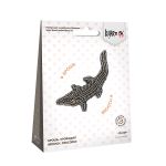 Набор для вышивания бисером Klart, Брошь. Крокодил, 11х6 см