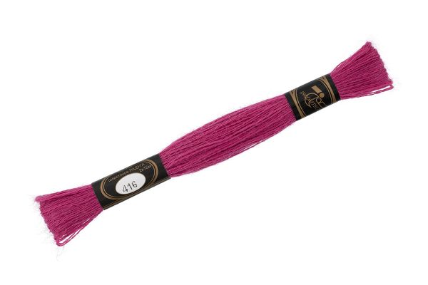 Мулине Радуга, цв.416 фуксия, Россия, 8 мотков по 15 метров
