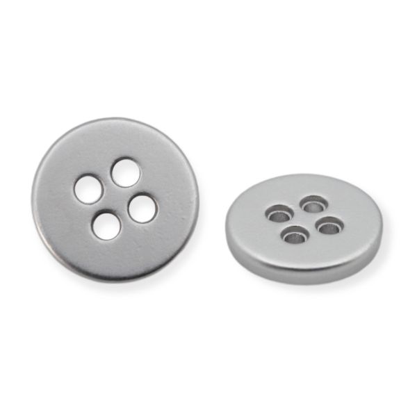 Пуговицы 4 прокола 18L (DS (серебро (никель))), 36 шт, S090148