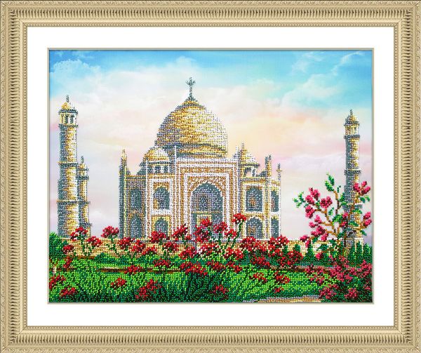 Набор для вышивания бисером Паутинка, Тадж-Махал 36х28 см