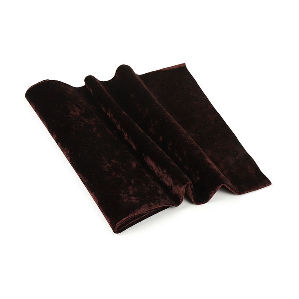 Плюш (ткань) винтажный М-4008, КЛ22978 50х50см, т.шоколад 100% п/э