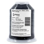 Нитки филаментные 100D/3, 3000 м, 100% п/э, Астра, 9020 черный