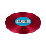 Лента атласная 1-сторонняя 6.0 мм / 33±2 метра, №076 св.вишневый, в термоплёнке, Gamma