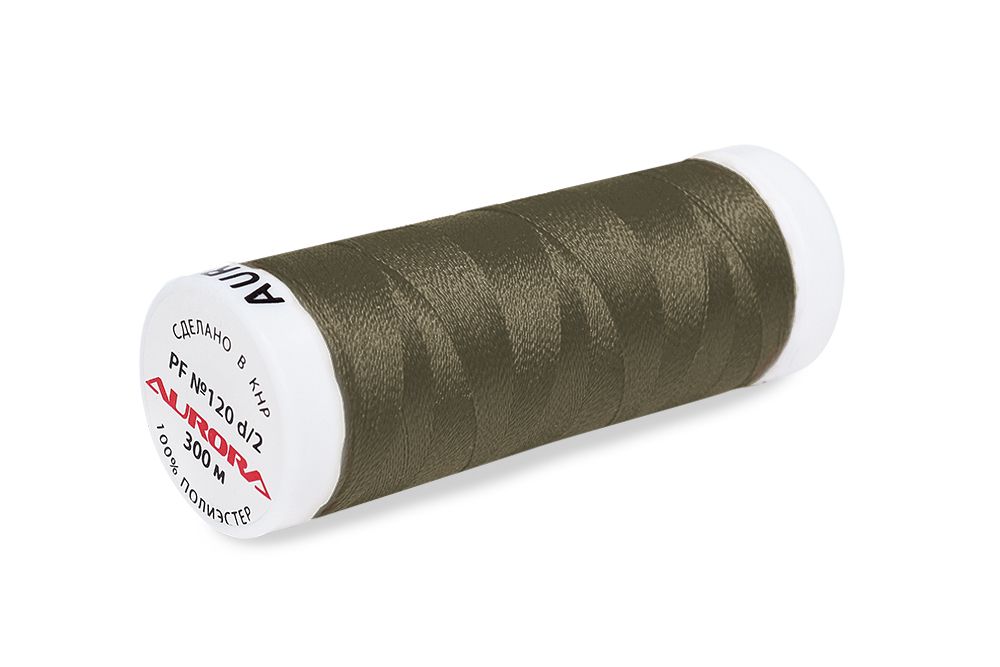 Нитки для креативных работ Aurora №120, 300 м, цв. PF425, 5 катушек