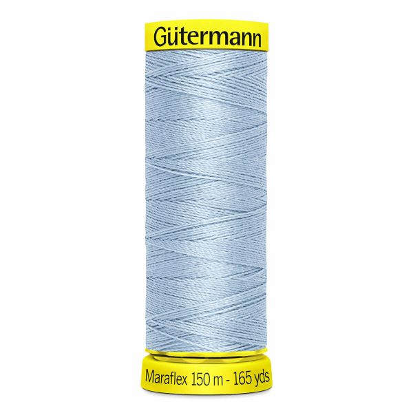Нитки для трикотажа Gutermann Maraflex, 150м, 276 бледно-голубой, 5 катушек