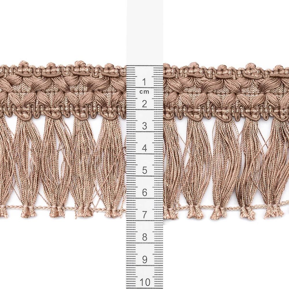 Бахрома отделочная 75.0 мм / 10 метров, с кистями, (107), 2035