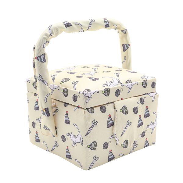 Шкатулка декоративная Кошечки, 12х12х9.5