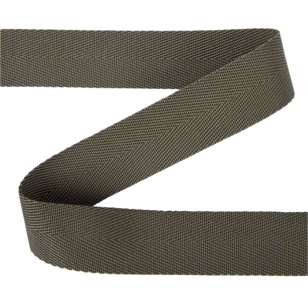 Стропа (ременная лента) 40 мм / 25 метров, толщ. 1.44 мм, [14.4 г/пог.м], 100% п/п, хаки, рис. 3114, Gamma С1594Г17