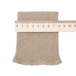 Манжеты трикотажные 8.0х9.5 см, 1 пара, средней плотности 14 кл, 1х1, средней плотности, 8091 бежевый
