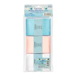 Набор свадебных лент 75 мм, 3х5.4 м, 02 белый/розовый/голубой, Gamma WRS