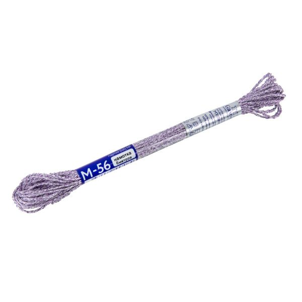 Мулине Gamma металлик NM 12 мотков по 6 метров, M-56 белый/сиреневый, Gamma MOULINE