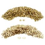 Люверсы металл ⌀12.0 мм (внутр.), h6.68 мм (внутр.), №26, сталь, New Star, золото, уп≈1000 шт